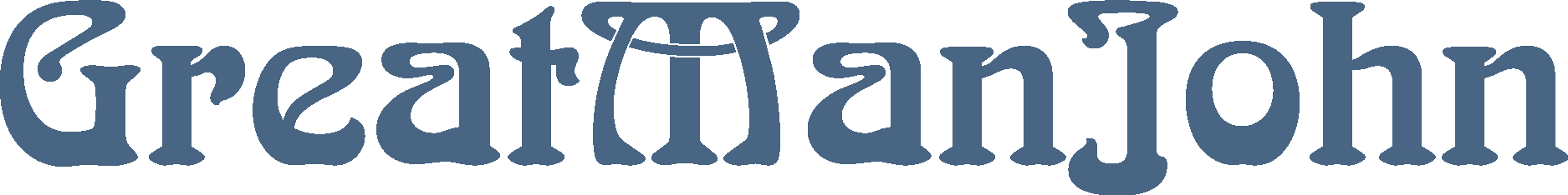 Great Man John Logo Vector Logo
